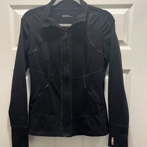 Zella Athletic Jacket W/Super Cute Detail & Zipper Pockets Womens Size Small